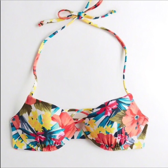 Hollister Push-up plunging bikini top extra cheeky bottom - Picture 3 of 8